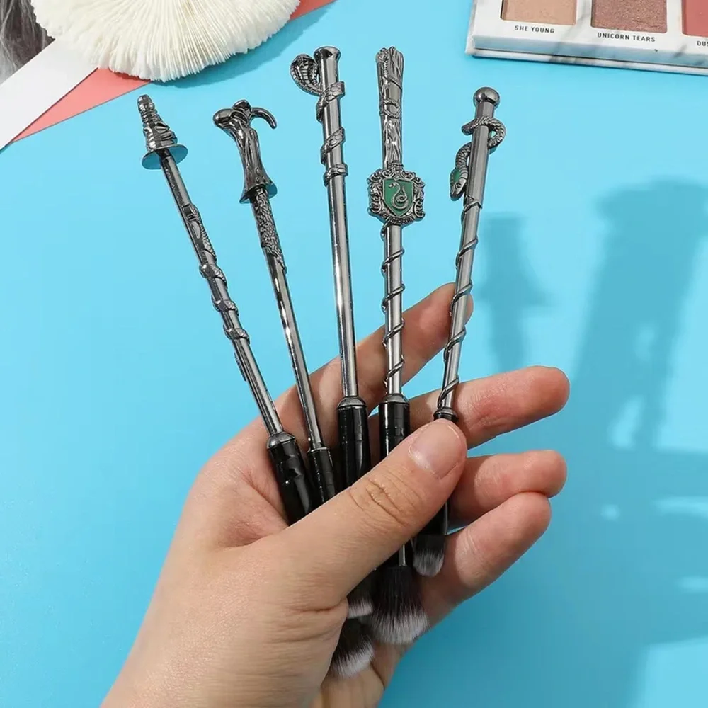 NEW✨ Storybook Cosmetics Harry Potter Makeup Brush Set of 5 Slytherin House